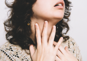 Female vocalist stops singing to care for her voice.